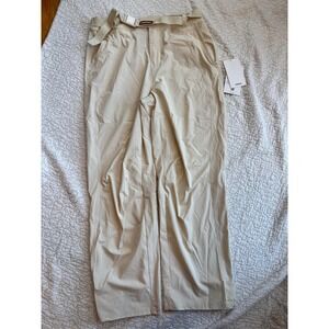 Halfdays Trail Pant Oatmilk Beige Hiking Pants Womens Size XL